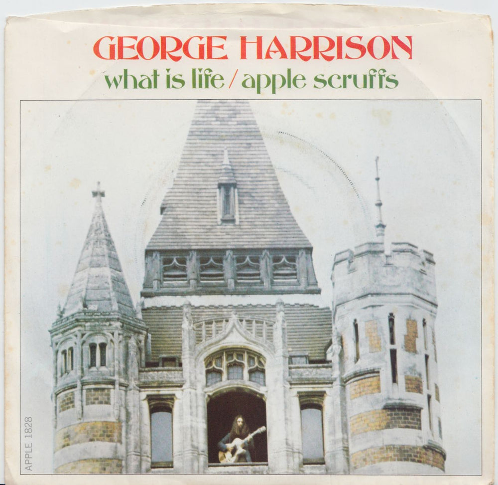 George Harrison What Is Life + P/S US 7" vinyl single (7 inch record / 45) GHA07WH650575