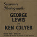 George Lewis Souvenir Programme UK tour programme GL2TRSO840930