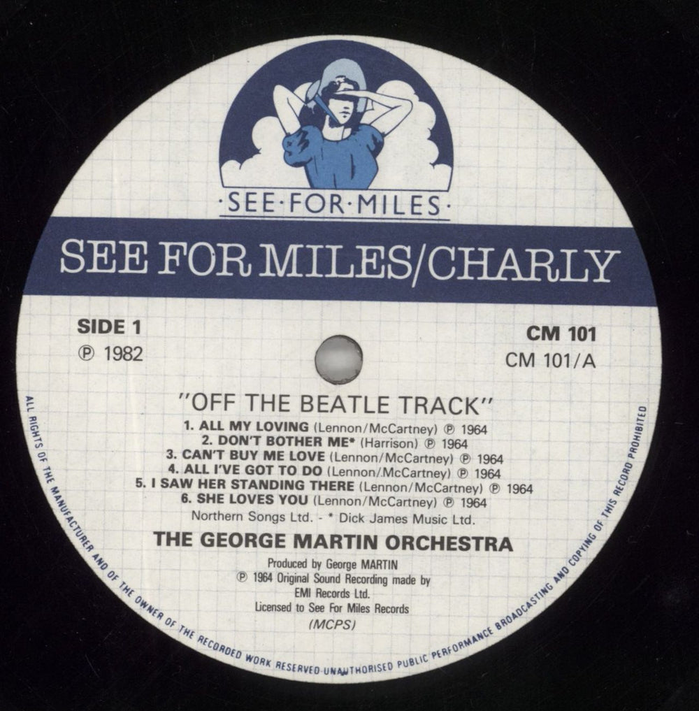 George Martin Off The Beatle Track UK vinyl LP album (LP record) GOMLPOF190485