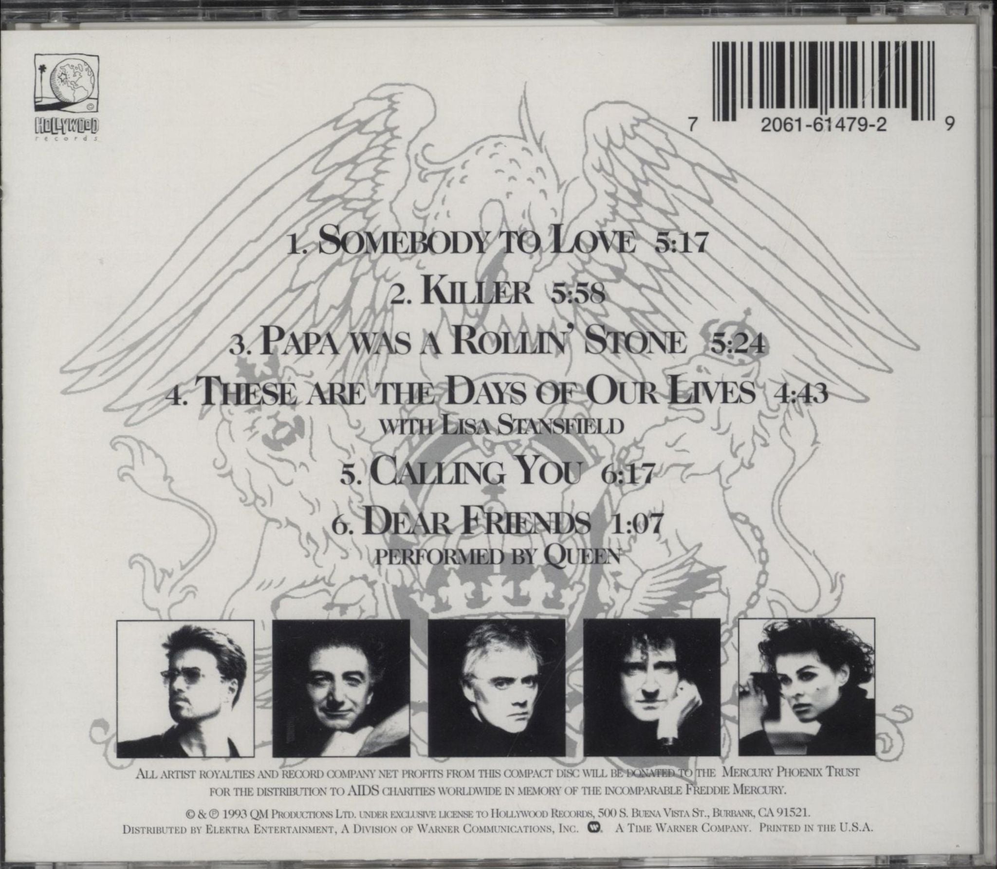 George Michael Five Live US CD single (CD5 / 5\") 720616147929