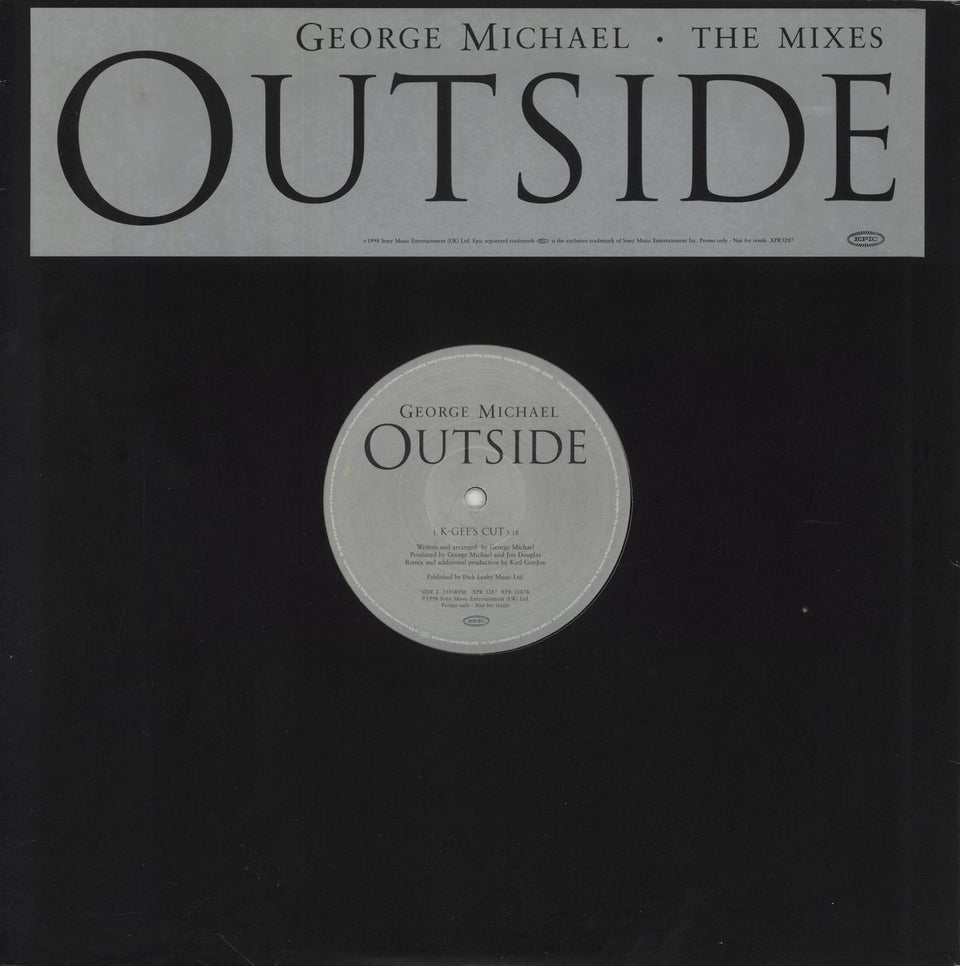 George Michael Outside - The Mixes - Promo #2 UK Promo 12" vinyl single (12 inch record / Maxi-single) XPR3287