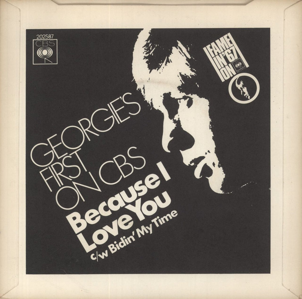 Georgie Fame Because I Love You - 4pr + P/S UK 7" vinyl single (7 inch record / 45)