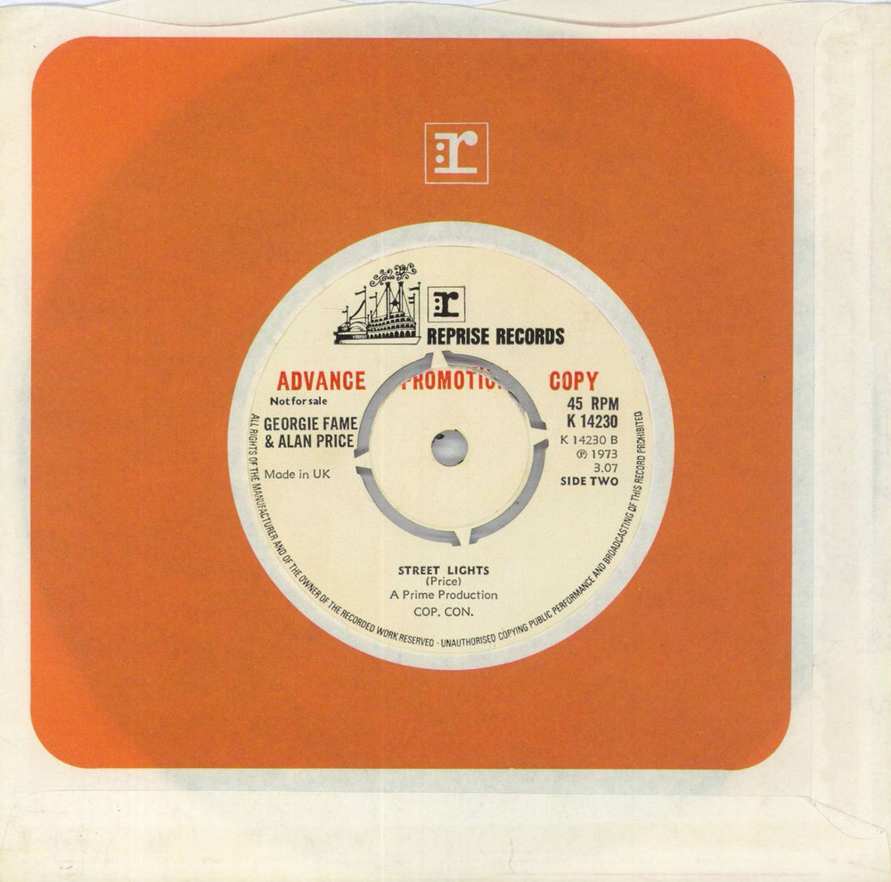 Georgie Fame Don't Hit Me When I'm Down UK Promo 7" vinyl single (7 inch record / 45)