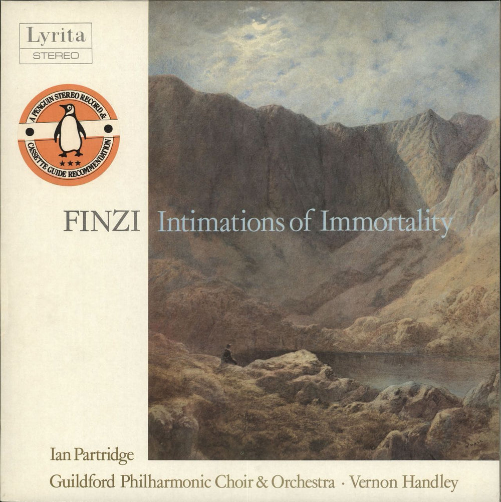 Gerald Finzi Intimations Of Immortality UK vinyl LP album (LP record) SRCS.75