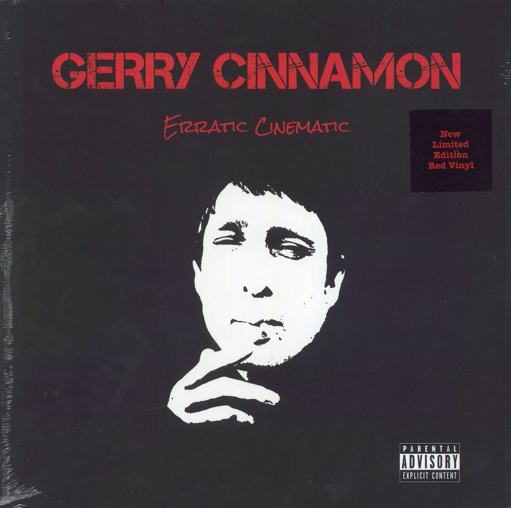 Gerry Cinnamon Erratic Cinematic - Red Vinyl - Sealed UK vinyl LP album (LP record) MD2020LP