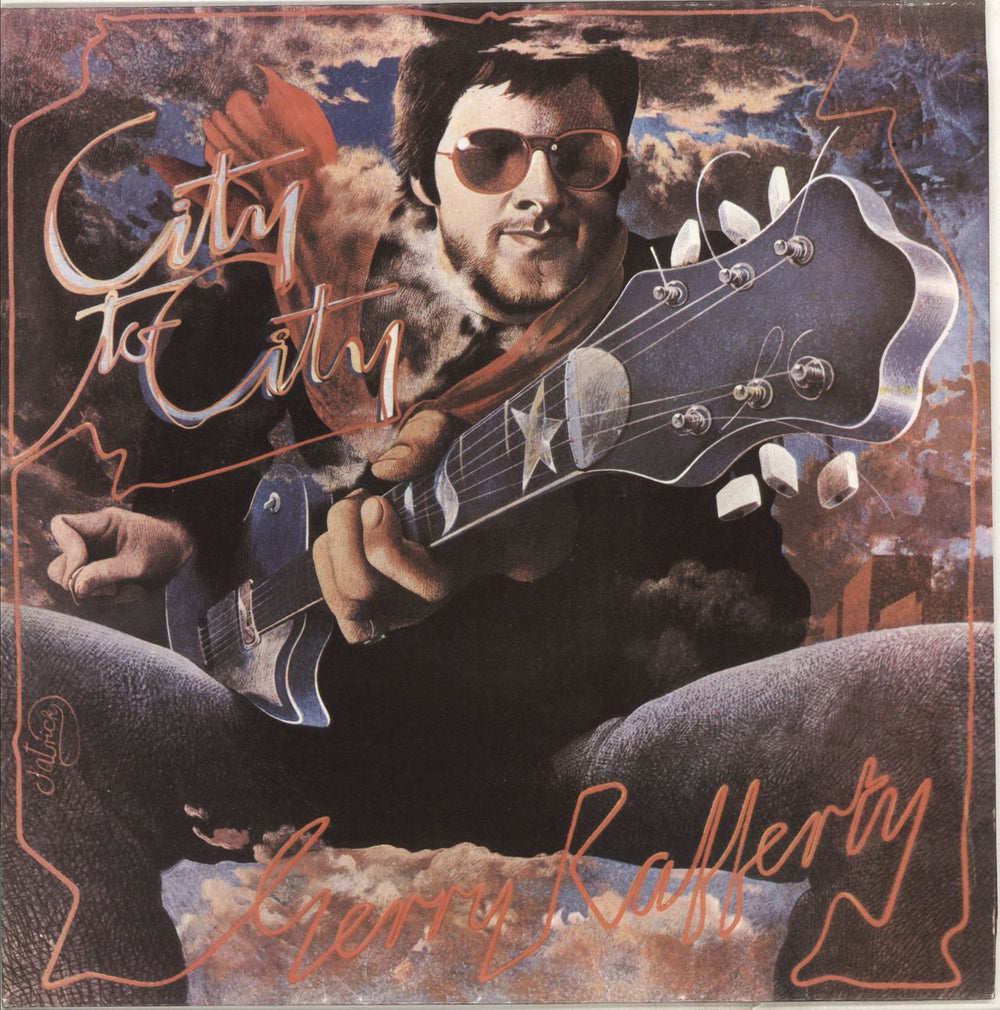 Gerry Rafferty City To City Portugese vinyl LP album (LP record) LP-S-13-55