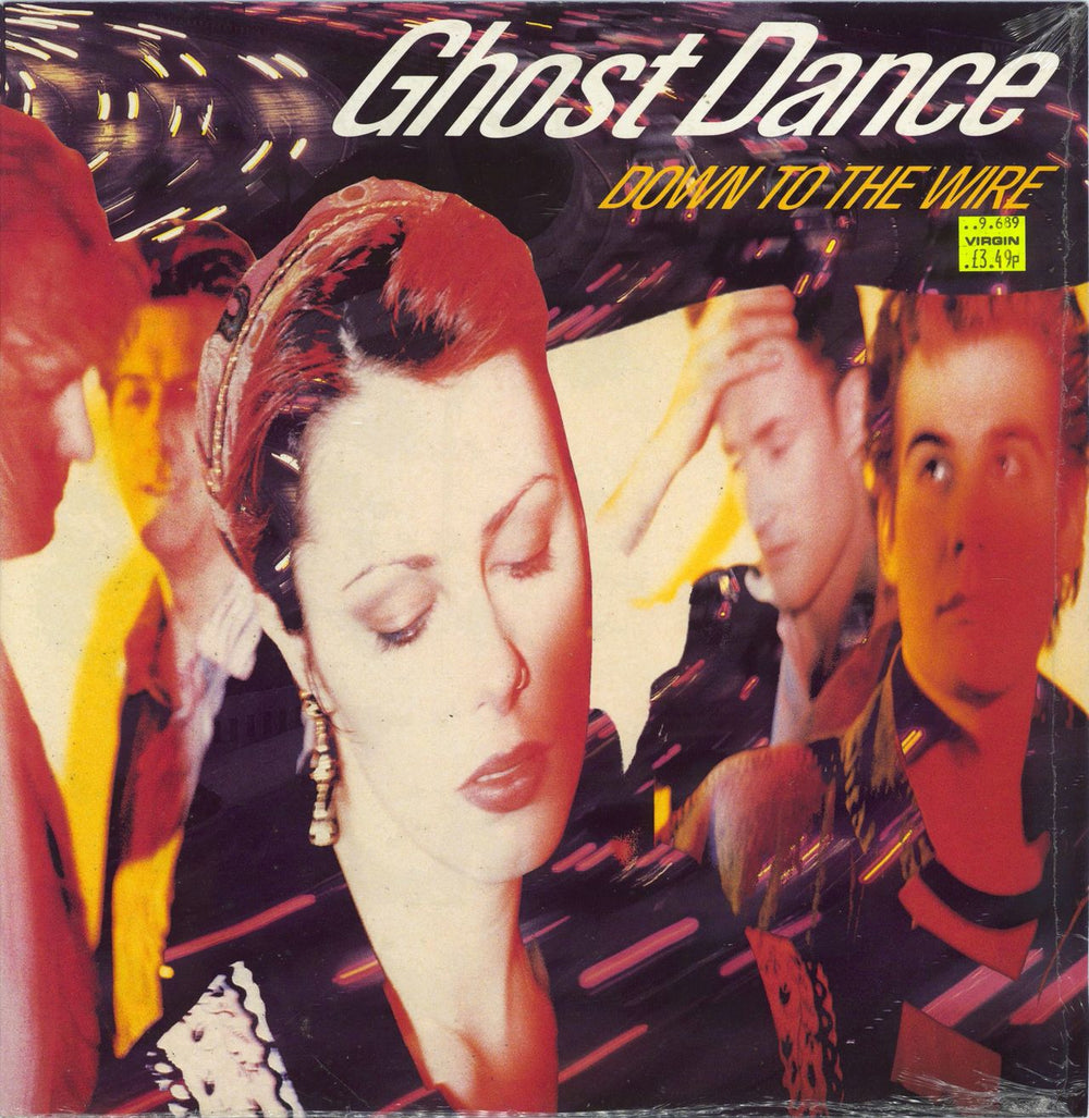 Ghost Dance Down To The Wire + Shrink UK 12" vinyl single (12 inch record / Maxi-single) CHS123376