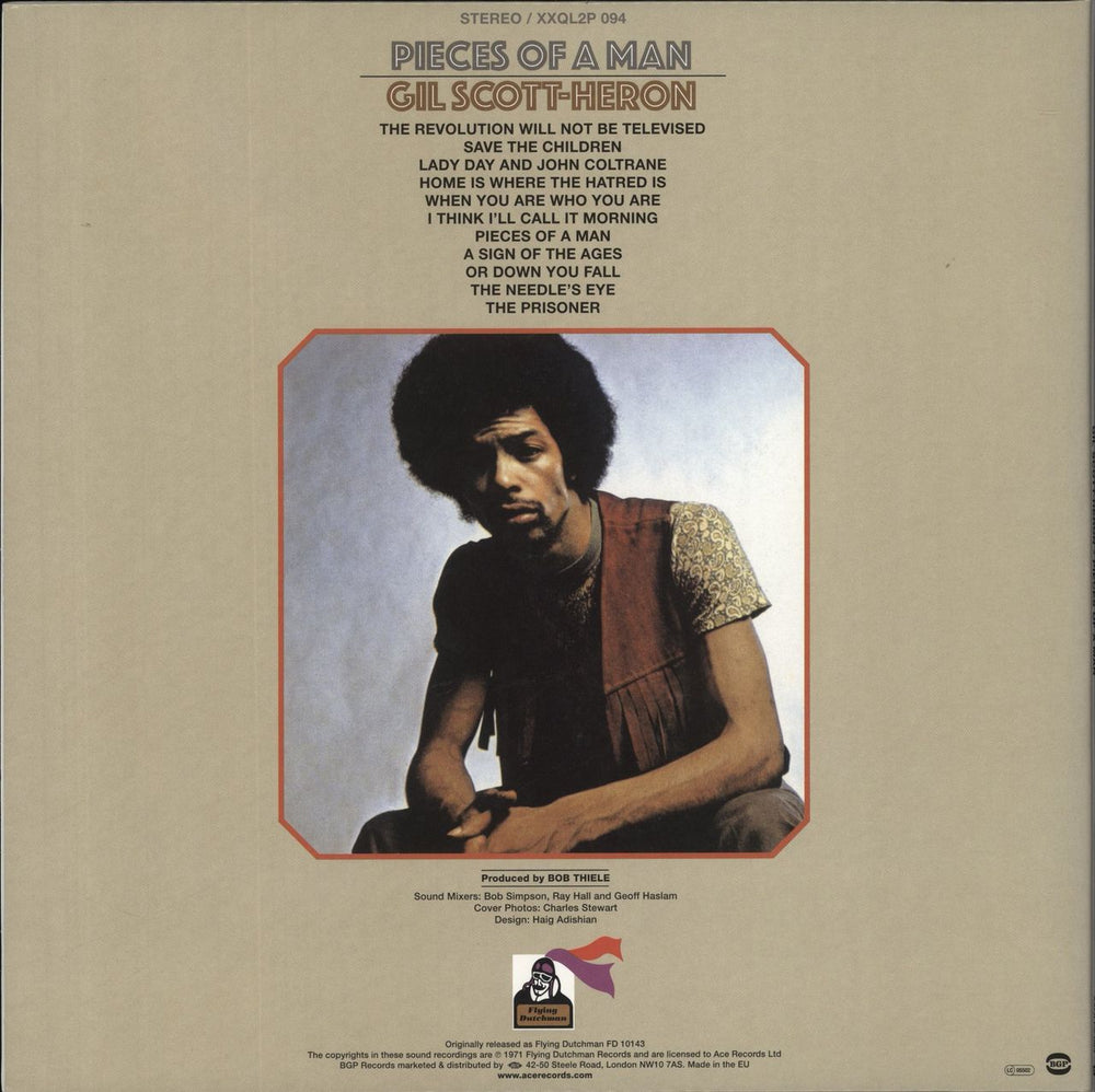 Gil Scott-Heron Pieces Of A Man - 180 Gram Vinyl UK 2-LP vinyl record set (Double LP Album) 029667014212