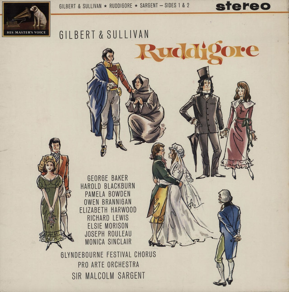 Gilbert & Sullivan Ruddigore - Parts 1 & 2 - 1st UK 2-LP vinyl record set (Double LP Album) ASD563/4