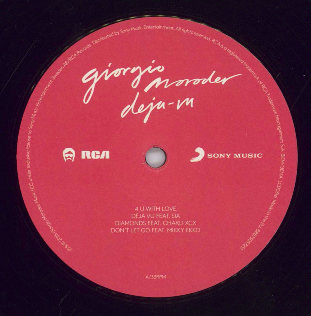 Giorgio Moroder Deja Vu - 180gm UK 2-LP vinyl record set (Double LP Album) GIO2LDE680365