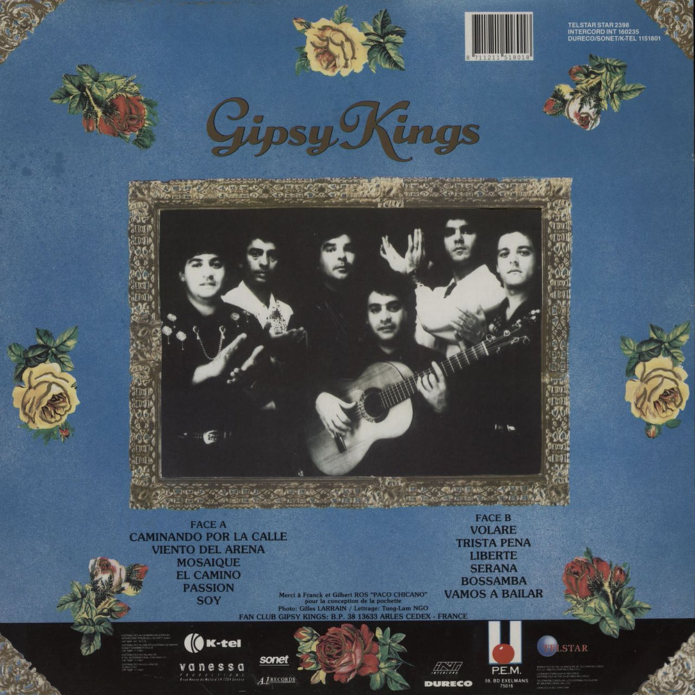 Gipsy Kings Mosaique UK vinyl LP album (LP record) 8711211518018