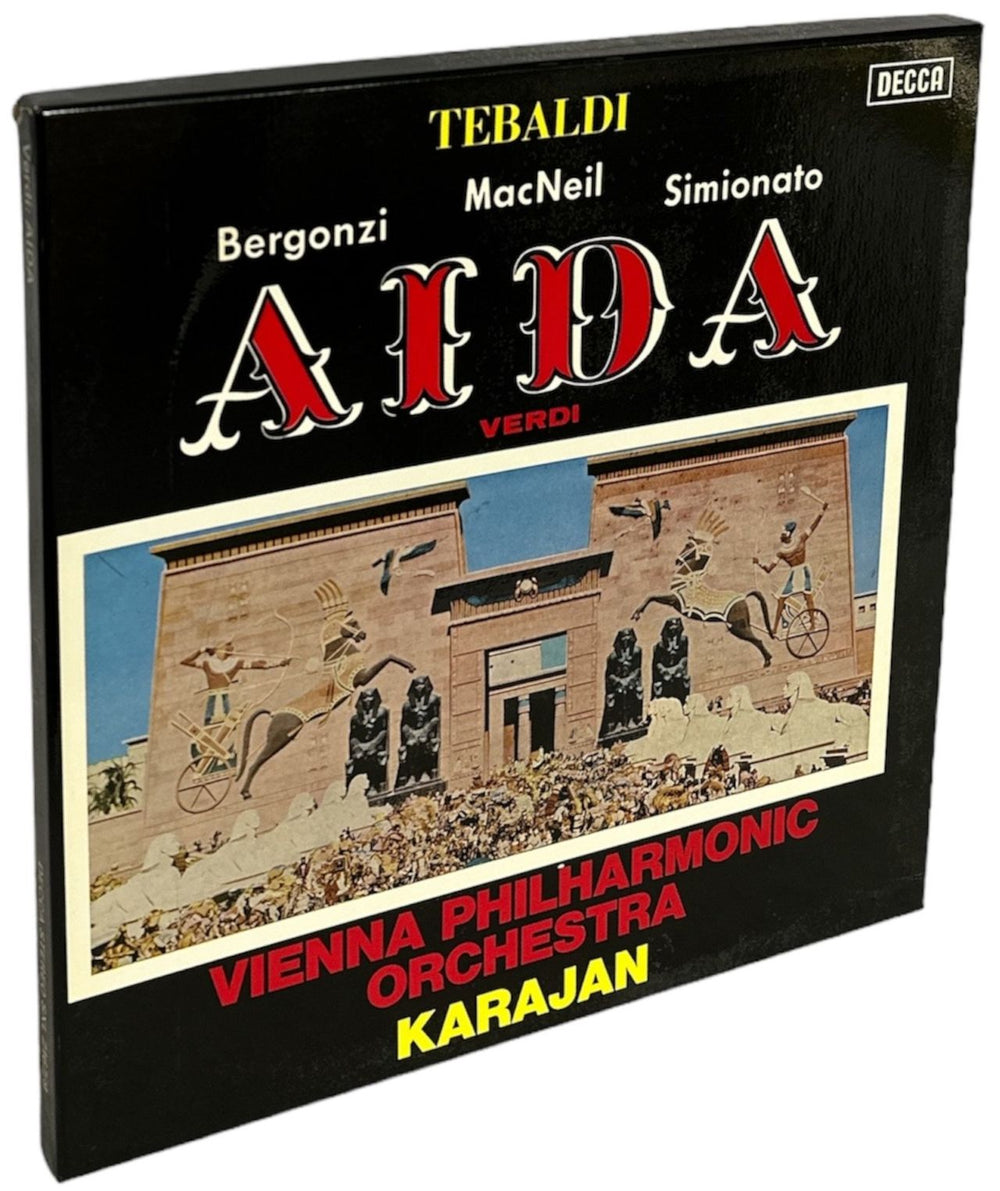 Giuseppe Verdi Aida UK Vinyl Box Set SXL2167/9