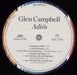 Glen Campbell Adiós UK vinyl LP album (LP record) GLCLPAD859535