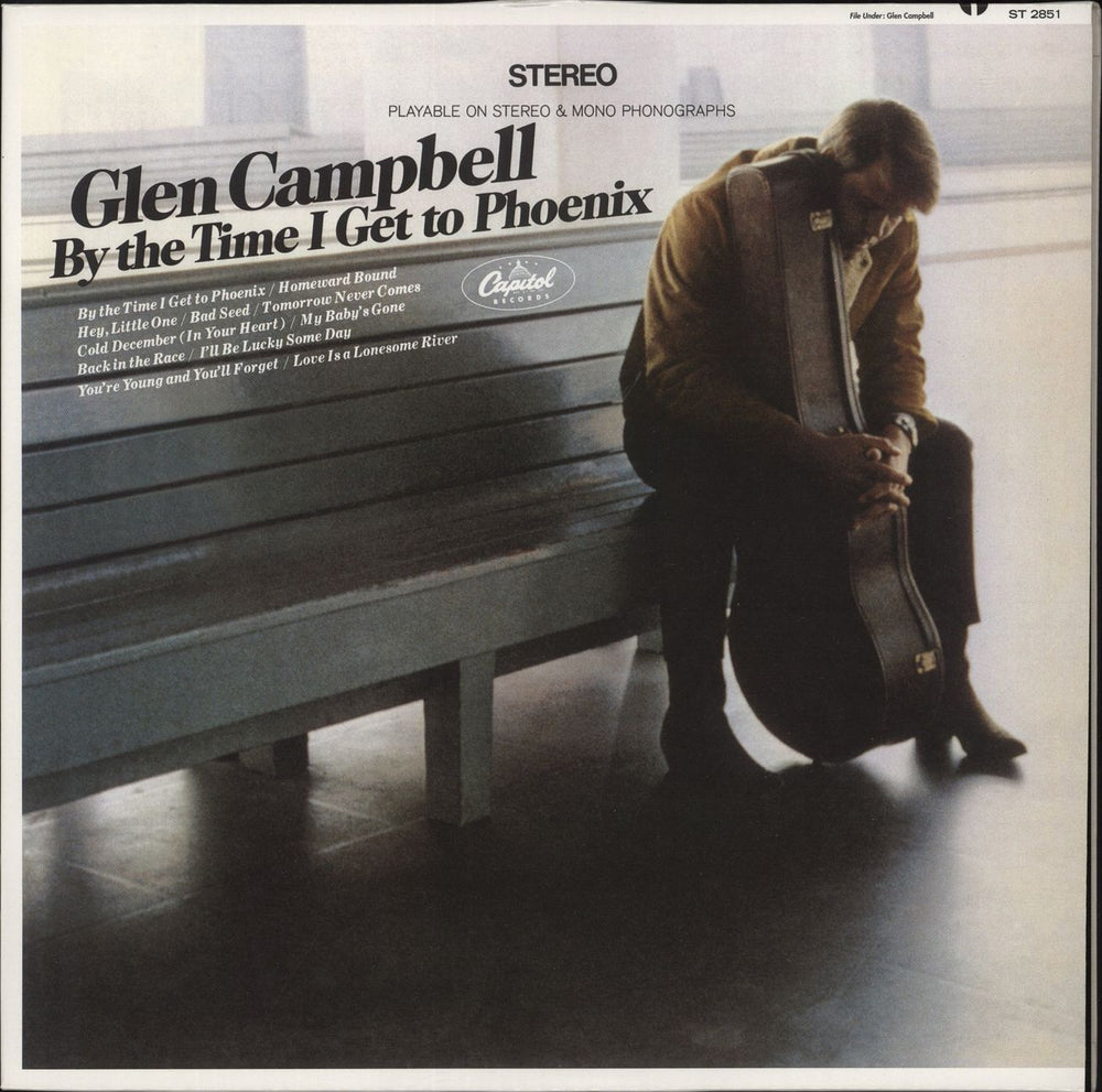 Glen Campbell By The Time I Get To Phoenix - 180gm Vinyl Hong Kong vinyl LP album (LP record) ST2851