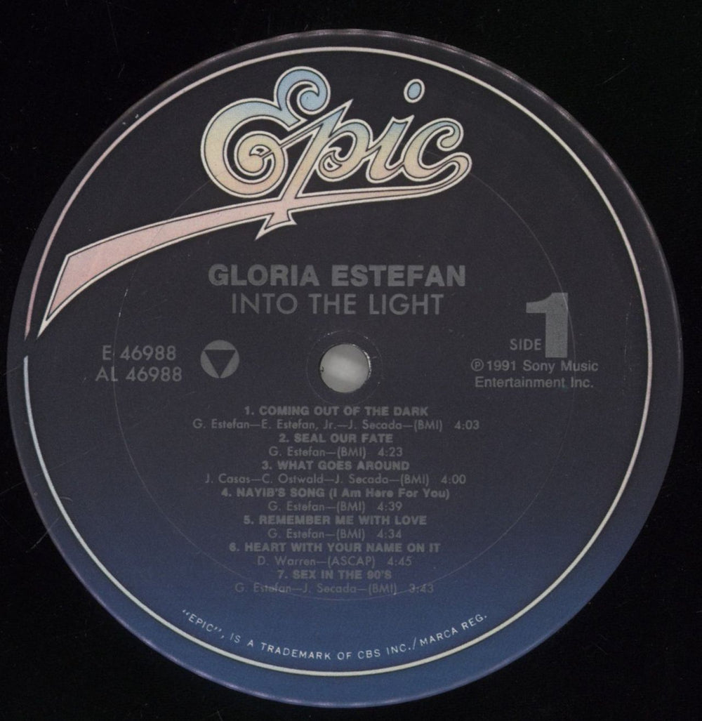 Gloria Estefan Into The Light - stickered shrink US vinyl LP album (LP record) ESTLPIN862857