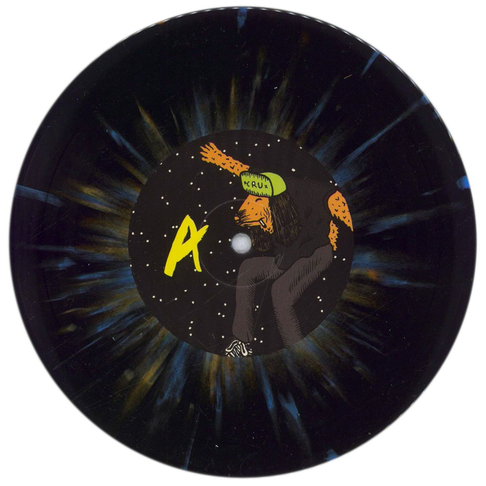 Gnarwolves Fun Club - Black w/ Orange Blue & Yellow Green Splatter Vinyl UK 7" vinyl single (7 inch record / 45) IXA07FU841947