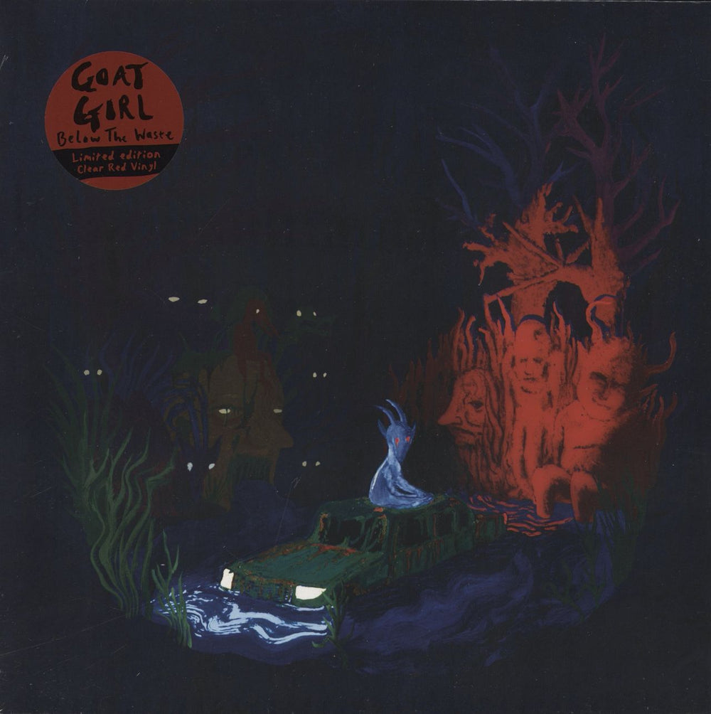 Goat Girl Below The Waste - Clear Red Vinyl - Sealed UK vinyl LP album (LP record) RT0475LPE2