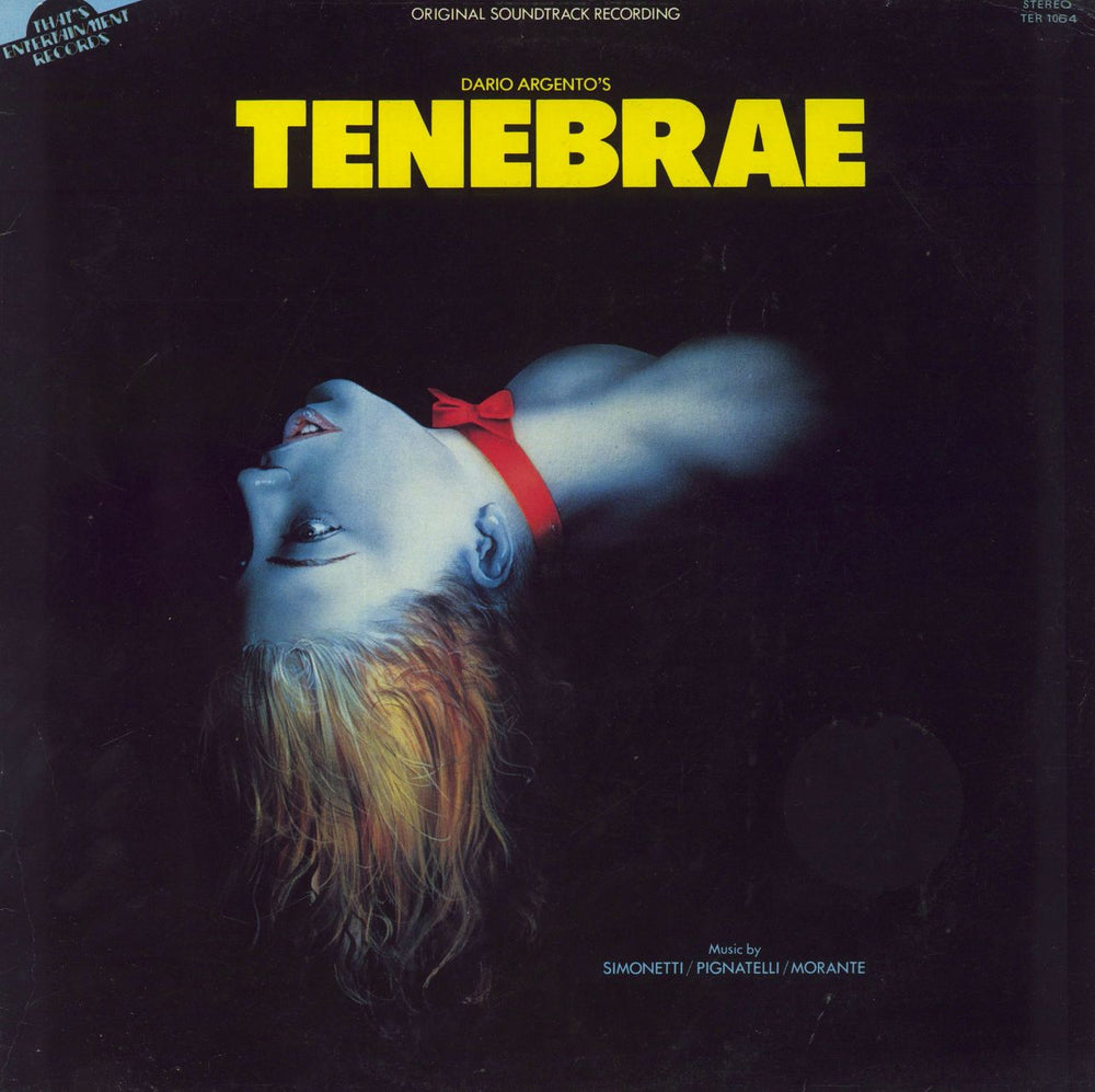 Goblin Tenebre UK vinyl LP album (LP record) TER1064