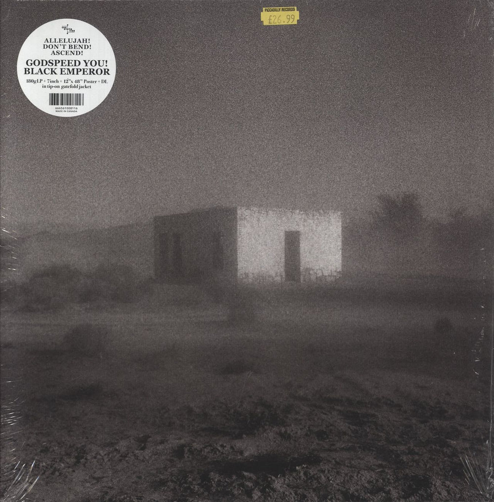 Godspeed You Black Emperor 'Allelujah! Don't Bend Ascend - LP + 7" - Open Shrink US vinyl LP album (LP record) CST081-1