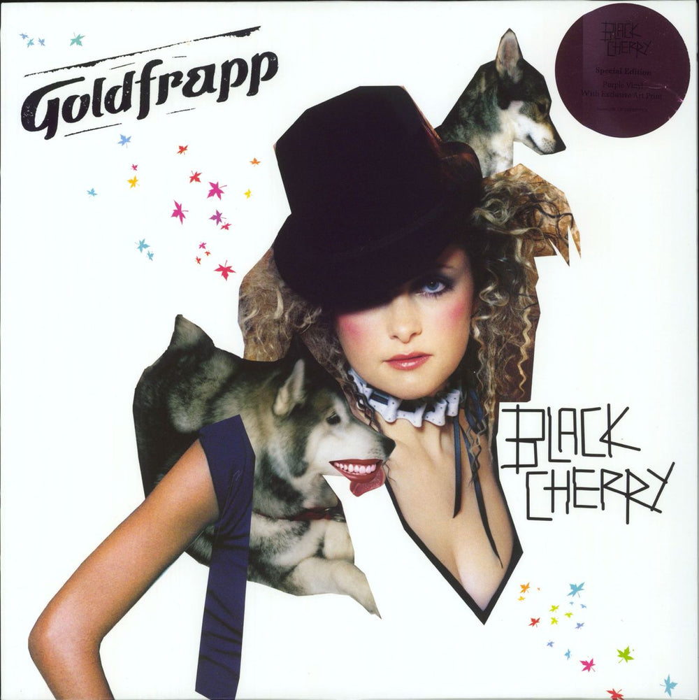 Goldfrapp Black Cherry - 140gm Purple Vinyl UK vinyl LP album (LP record) STUMM196