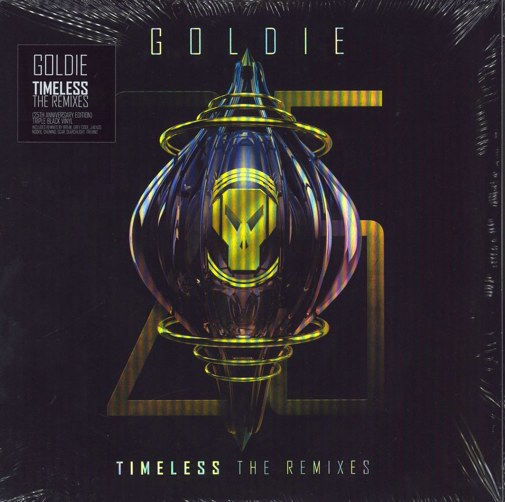 Goldie (90s) Timeless 25th Anniversary Edition - The Remixes - Hypesticker - Sealed UK 3-LP vinyl record set (Triple LP Album) LMS551643