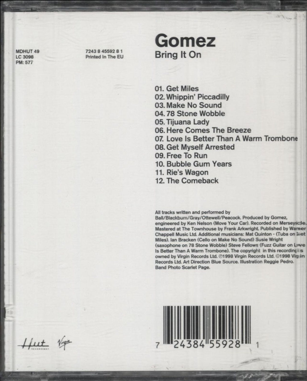 Gomez Bring It On UK mini disc (MD) GMZMDBR853503