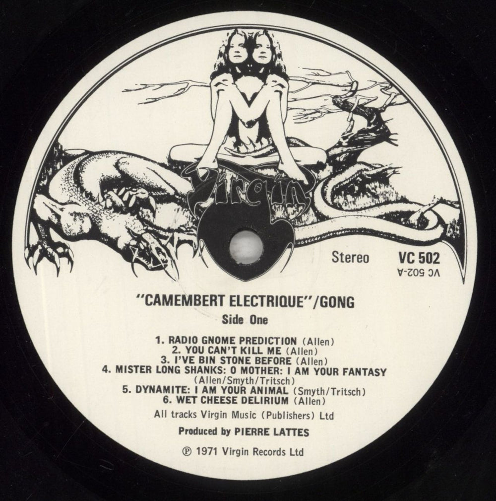 Gong Camembert Electrique - VG UK vinyl LP album (LP record) GNGLPCA392427