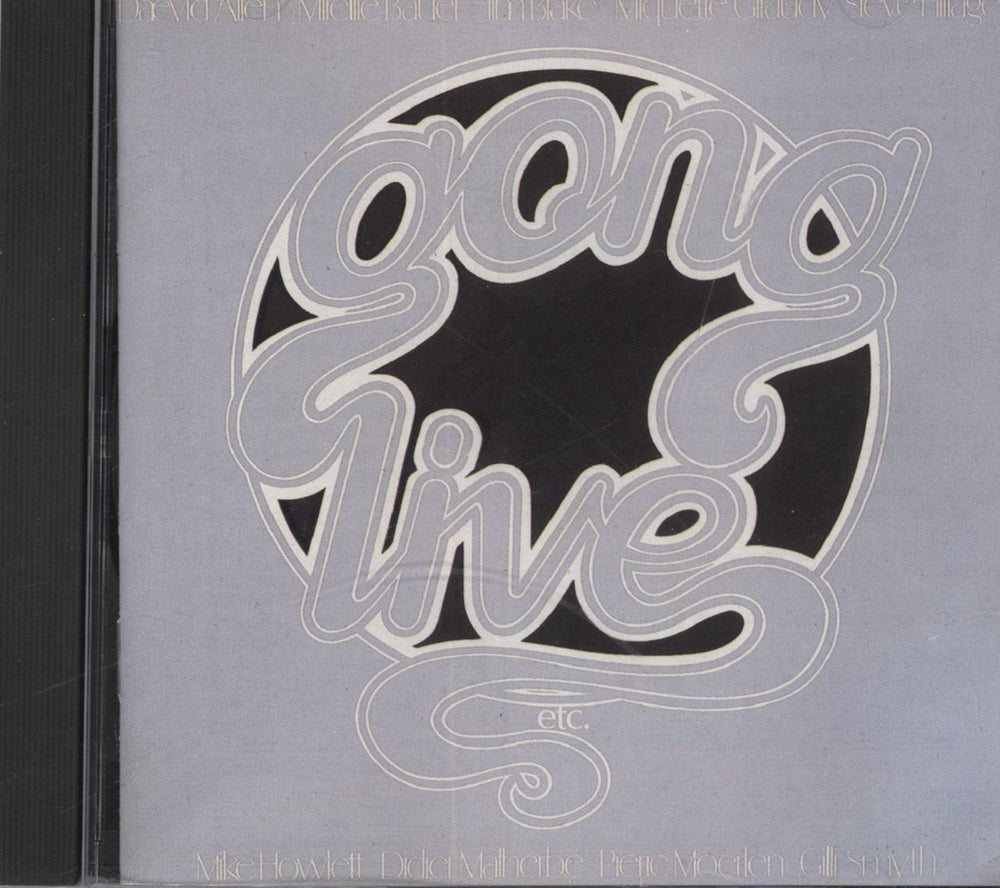 Gong Gong Live UK CD album (CDLP) CDVM3501