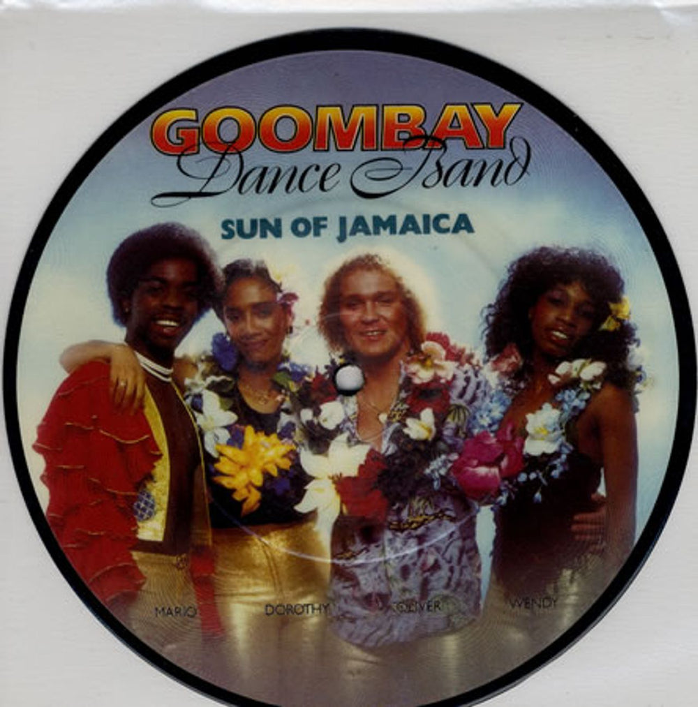 Goombay Dance Band Sun Of Jamaica UK 7" vinyl picture disc (7 inch picture disc single) EPCA112345