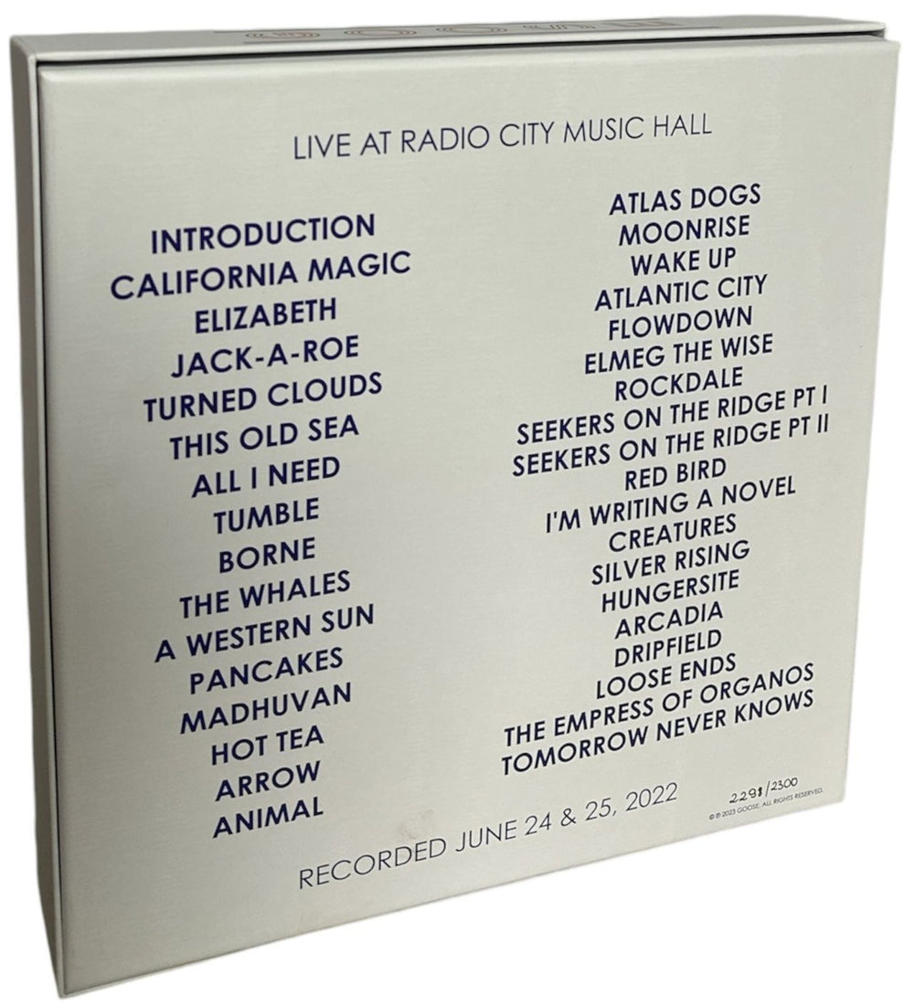 Goose (US) Live At Radio City Music Hall - 180gm Multi-Colour Suburst Vinyl US Vinyl Box Set