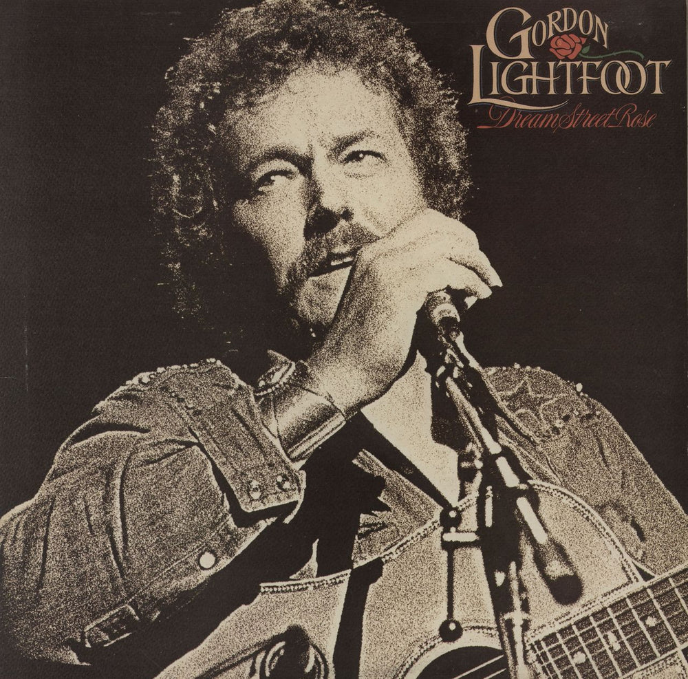 Gordon Lightfoot Dream Street Rose UK vinyl LP album (LP record) K56802