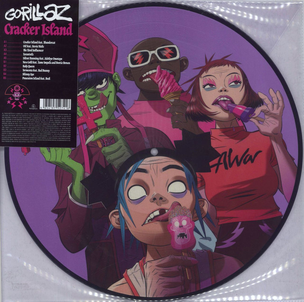 Gorillaz Cracker Island - Picture Disc Edition UK Picture disc LP