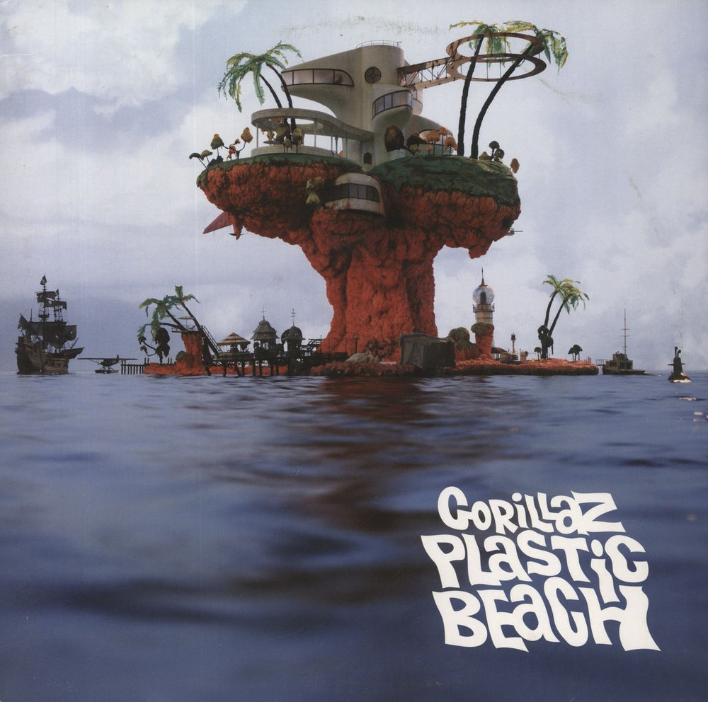 Gorillaz Plastic Beach - 1st - 180gram Vinyl - EX UK 2-LP vinyl record set (Double LP Album) 6261661