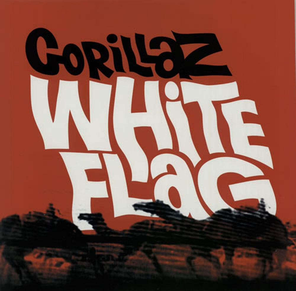 Gorillaz White Flag UK 10" vinyl single (10 inch record) 10R6802