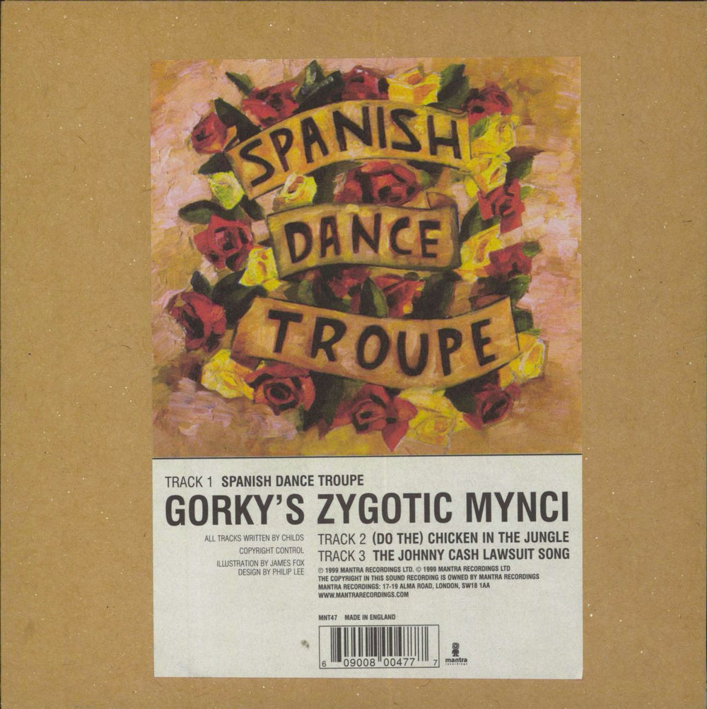 Gorky's Zygotic Mynci Spanish Dance Troupe UK 7" vinyl single (7 inch record / 45) MNT47