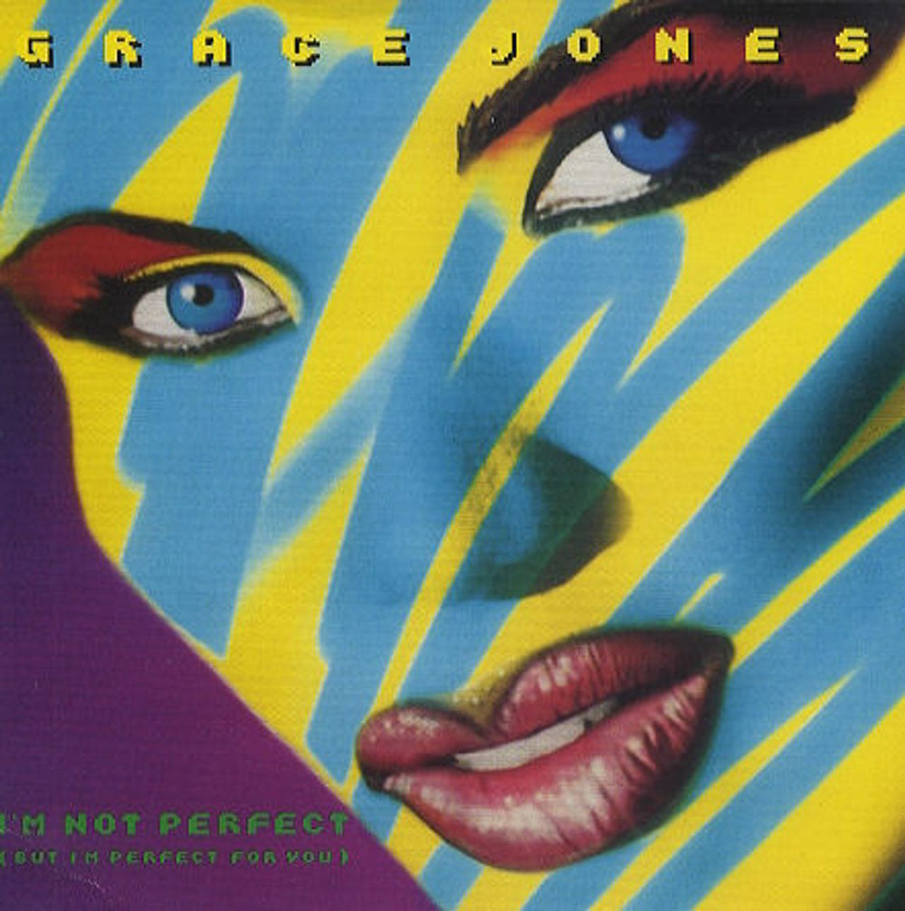 Grace Jones I'm Not Perfect [But I'm Perfect For You] UK 7" vinyl single (7 inch record / 45) MT15