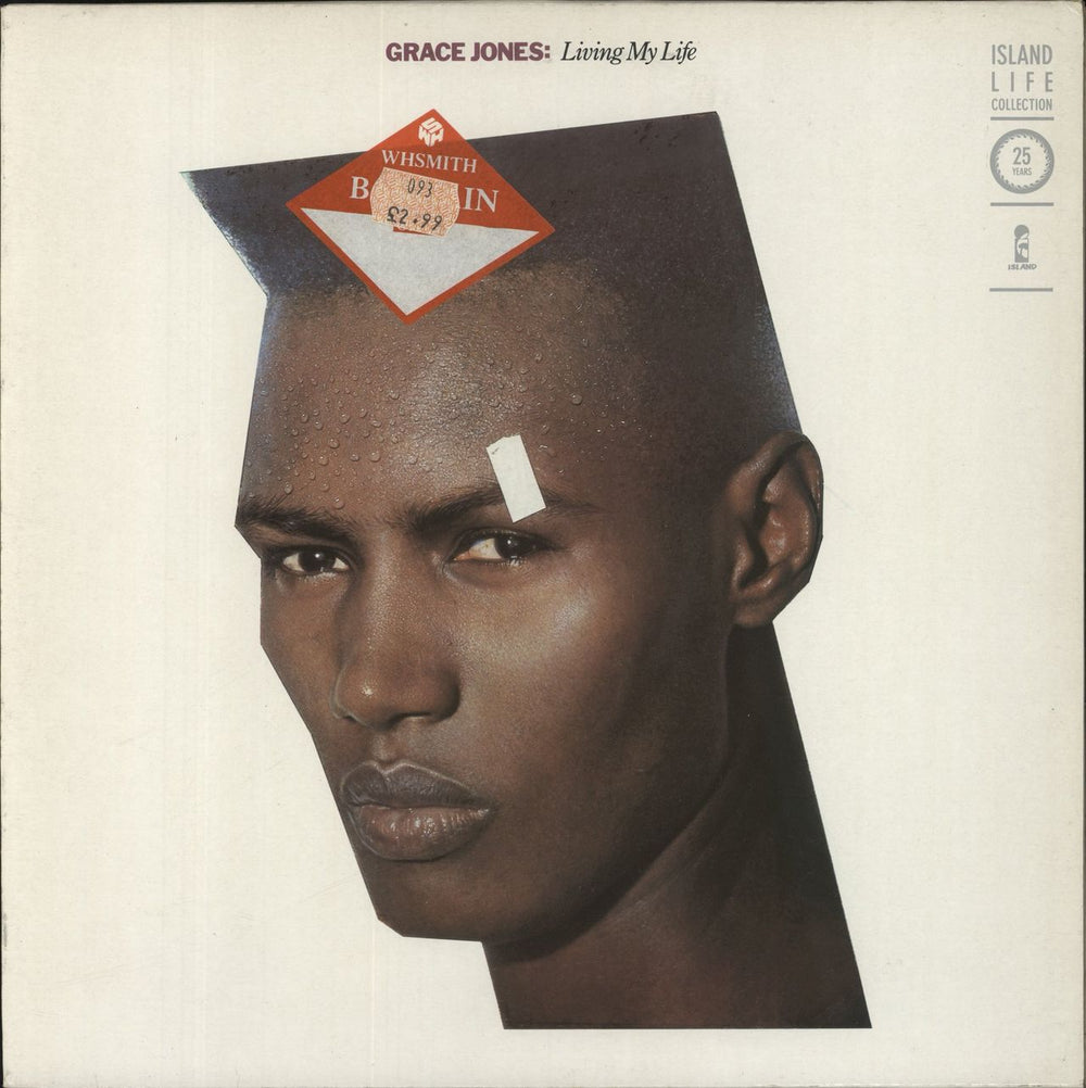 Grace Jones Living My Life UK vinyl LP album (LP record) ILPM9722