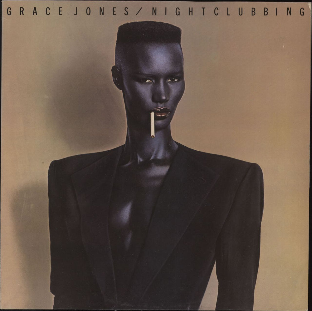 Grace Jones Nightclubbing UK vinyl LP album (LP record) ILPS9624