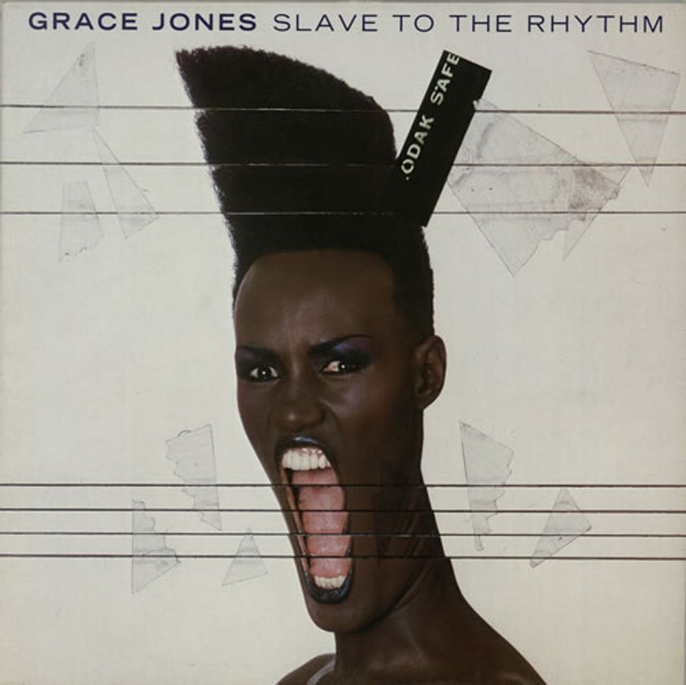 Grace Jones Slave To The Rhythm UK vinyl LP album (LP record) GRACE1