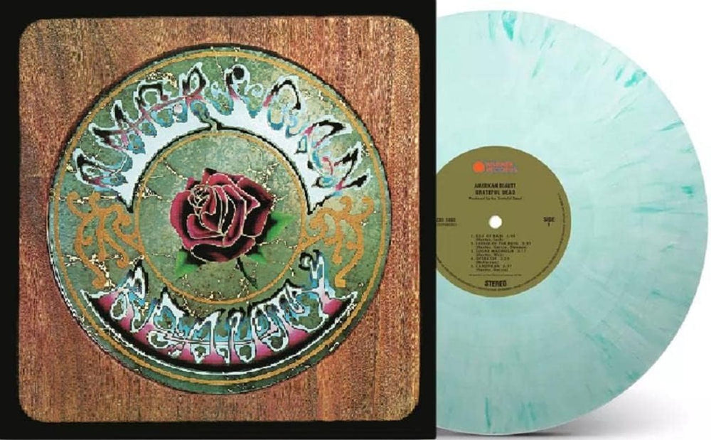 Grateful Dead American Beauty - Limeade Coloured Vinyl - Sealed UK vinyl LP album (LP record) RCD11893