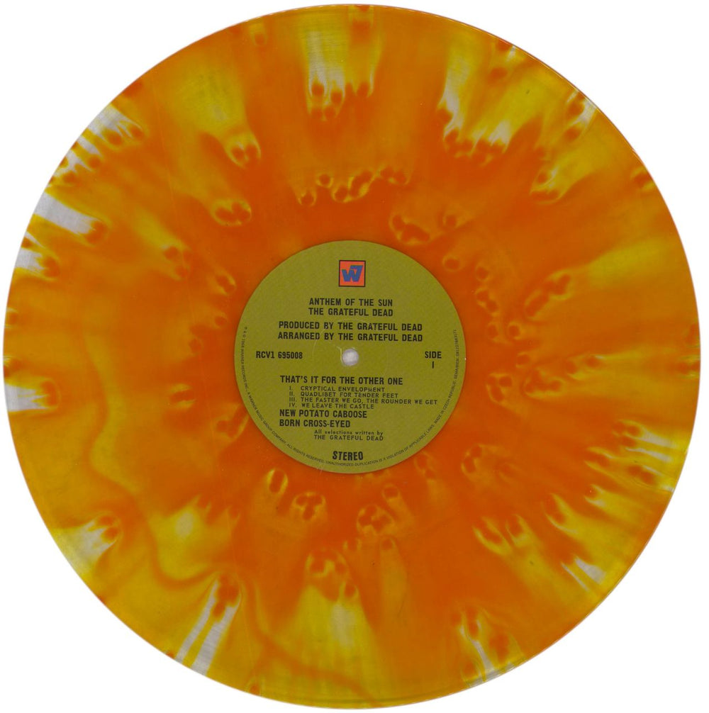 Grateful Dead Anthem Of The Sun: Remastered - 180gm Orange & Yellow Splatter Vinyl US vinyl LP album (LP record) GRDLPAN846004