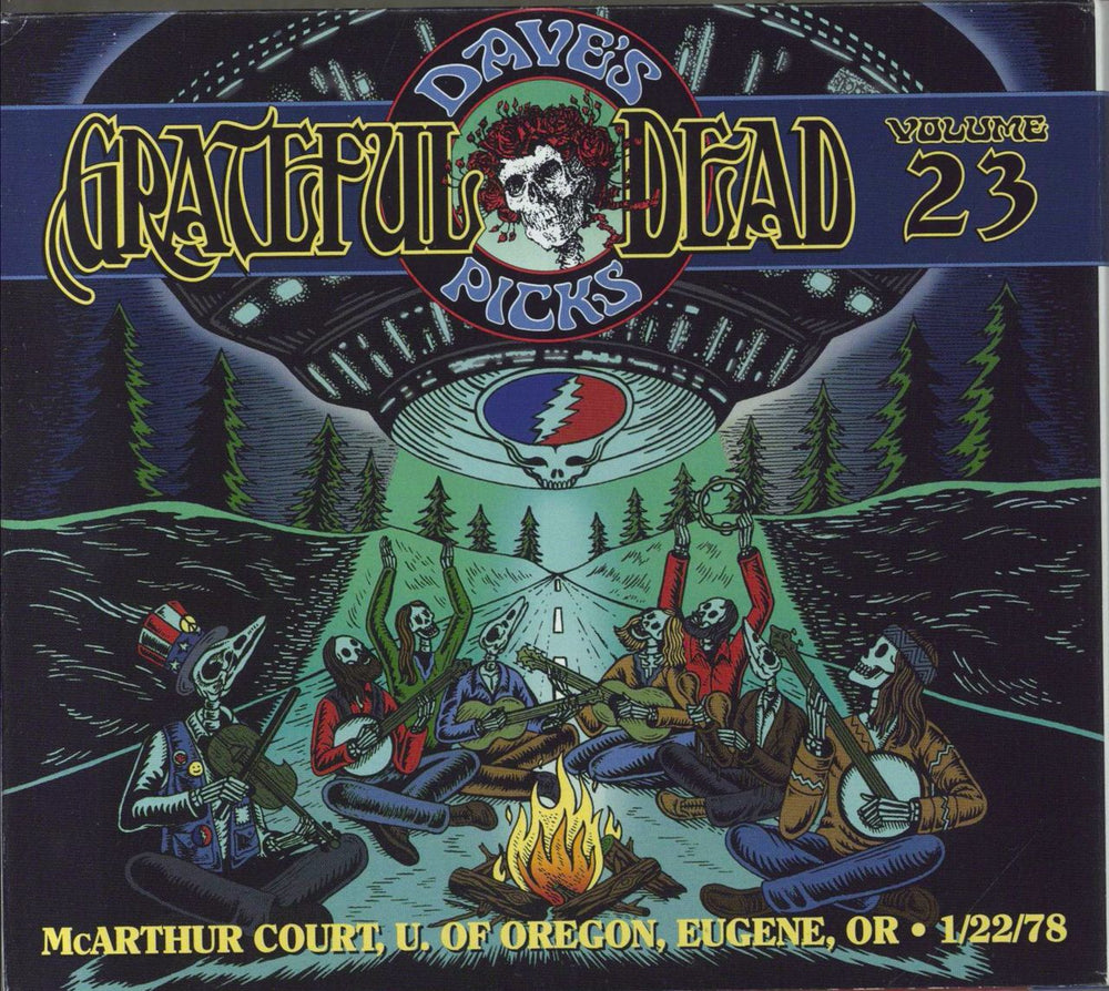 Grateful Dead Dave's Picks Volume 23: McArthur Court, U. Of Oregon, Eugene, OR 1/22/78 US 3-CD album set (Triple CD) R2557455