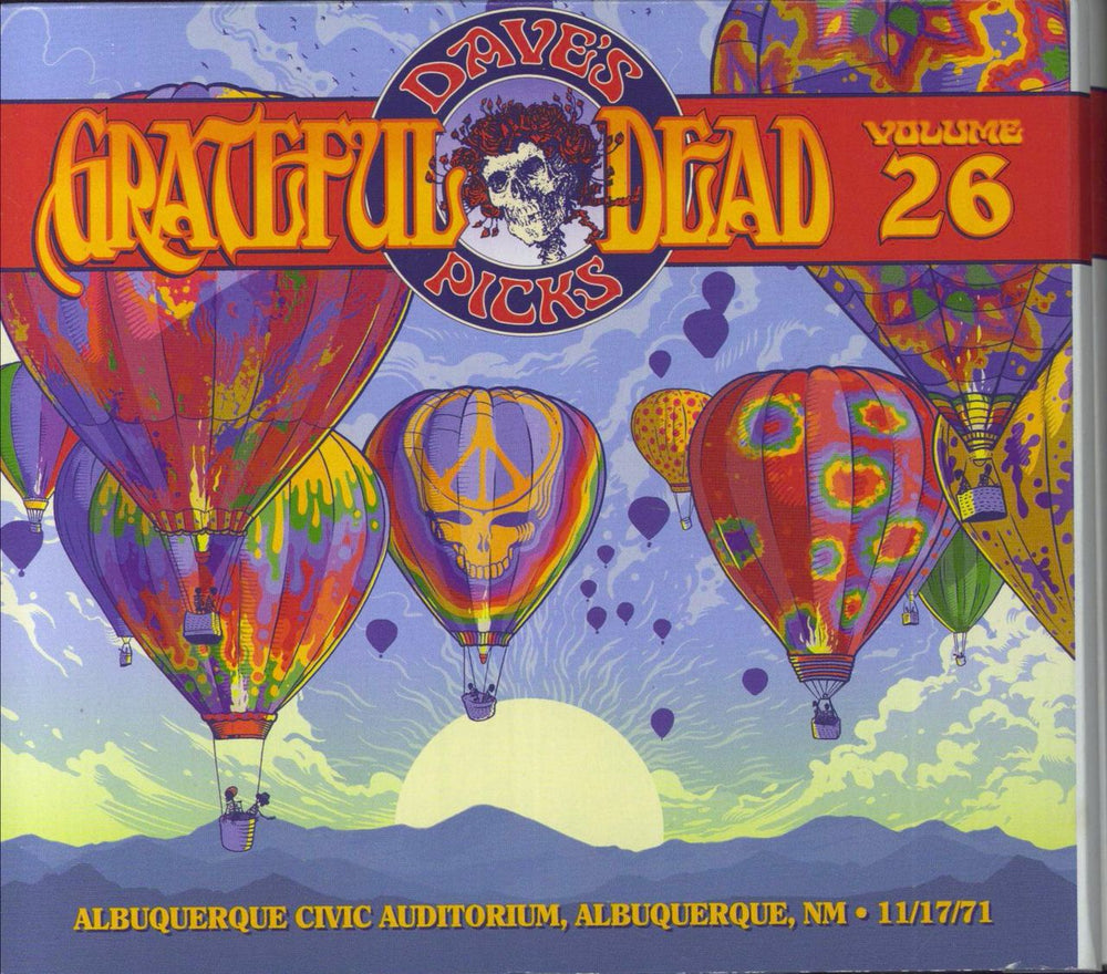 Grateful Dead Dave's Picks Volume 26: Albuquerque Civic Auditorium, Albuquerque, NM 11/17/71 US 3-CD album set (Triple CD) R2565019