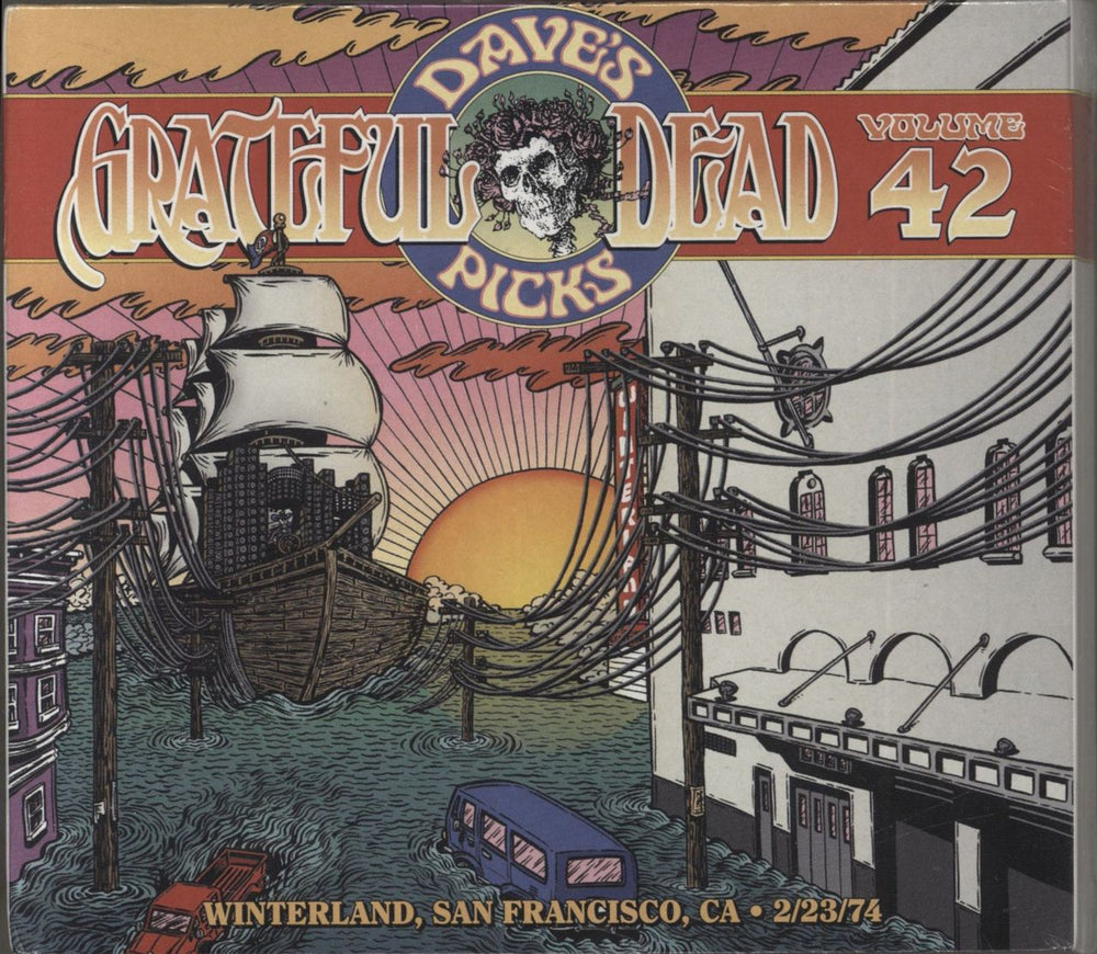 Grateful Dead Dave's Picks, Volume 42 (Winterland, San Francisco, CA - 2/23/74) - Sealed + Bonus Disc US 4-CD album set R2677186