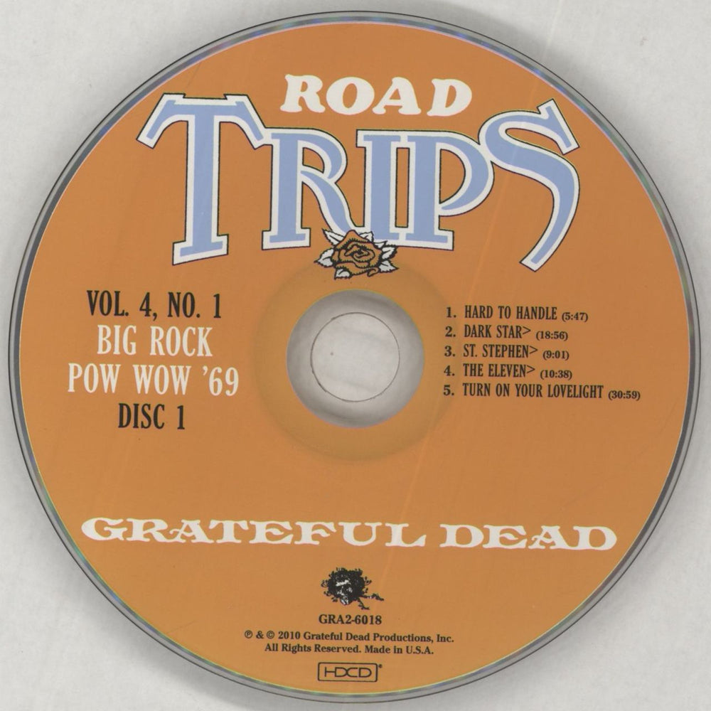 Grateful Dead Road Trips Vol. 4 No. 1: Big Rock Pow Wow '69 UK 3-CD album set (Triple CD) GRD3CRO813423