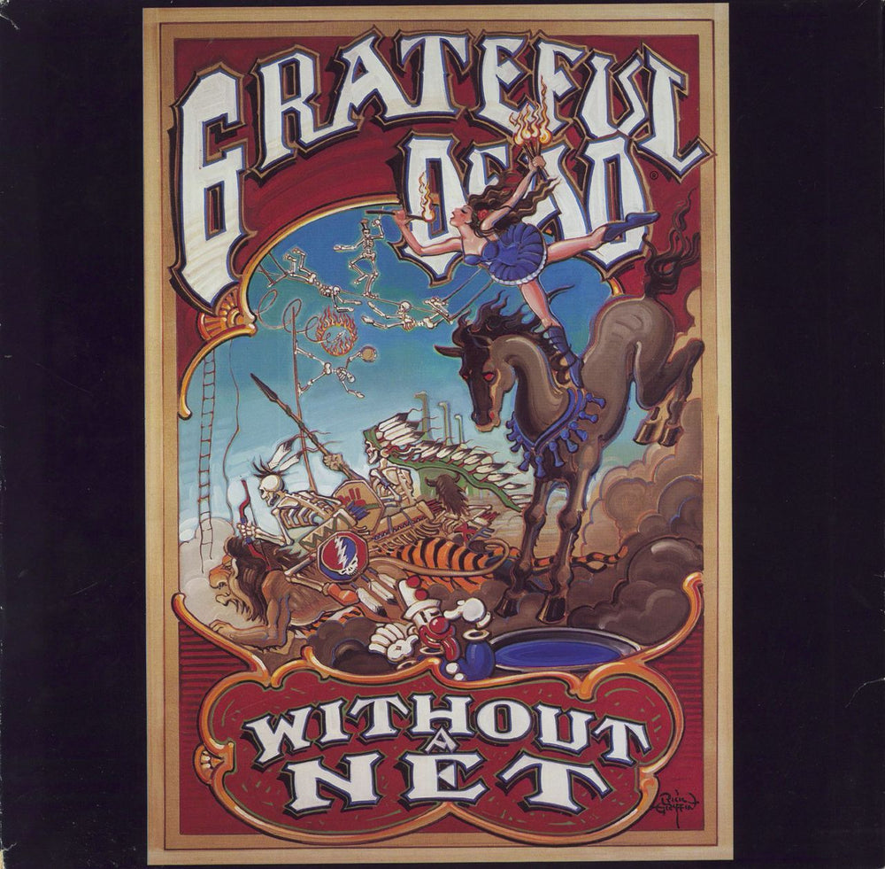 Grateful Dead Without A Net UK 3-LP vinyl record set (Triple LP Album) 303935