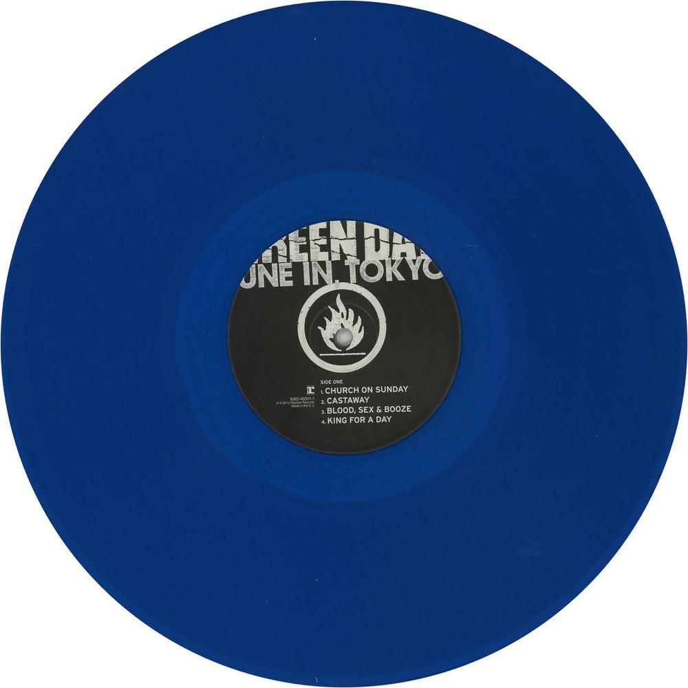 Green Day Tune In, Tokyo... - RSD - Blue Vinyl UK 12" vinyl single (12 inch record / Maxi-single) GRN12TU646653