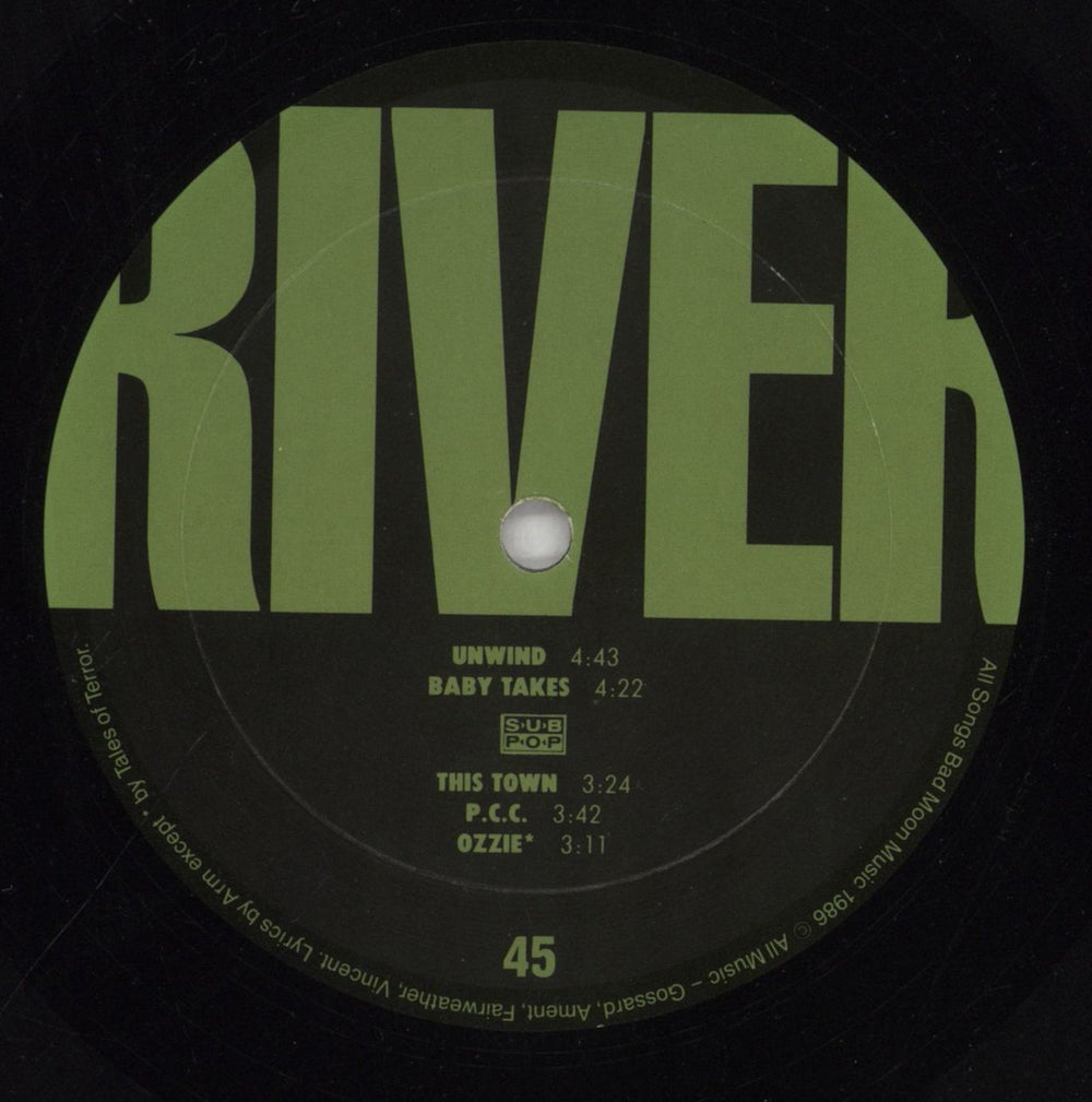 Green River Dry As A Bone - 1st + Yellow Insert US 12" vinyl single (12 inch record / Maxi-single) GRE12DR850198