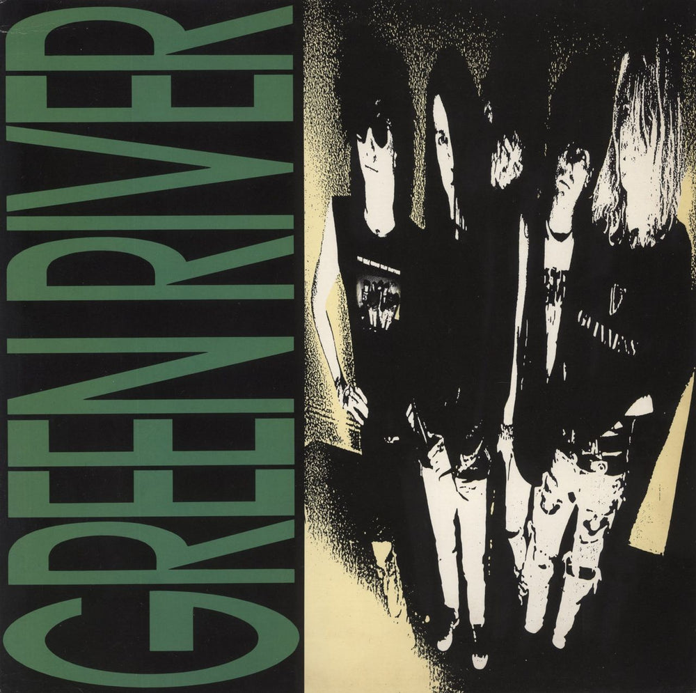 Green River Dry As A Bone - 1st + Yellow Insert US 12" vinyl single (12 inch record / Maxi-single) SP11