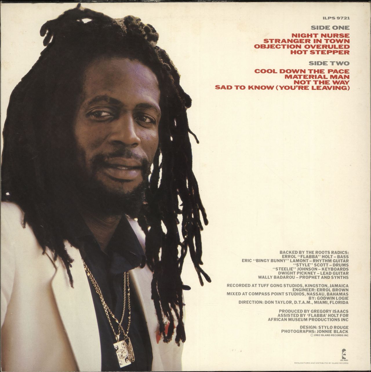 Gregory Isaacs Night Nurse - VG+/EX- UK Vinyl LP — RareVinyl.com